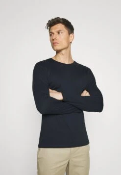 Pier One 2 PackMaglietta A Manica LungaDark Blue/Mottled Grey Uomo T-shirt E Polo PI922O0GT-K11 -Pier One b420109f082c43d2a24914f5e6ed3c25