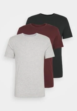 Pier One 3 PackT-Shirt BasicBlack/Grey/Bordeaux Uomo T-shirt E Polo PI922O0GQ-Q15 18 Pier One 3 PackT-Shirt BasicBlack/Grey/Bordeaux Uomo T-shirt E Polo PI922O0GQ-Q15 -Pier One b4adf13b9960406cbe579058828ee383