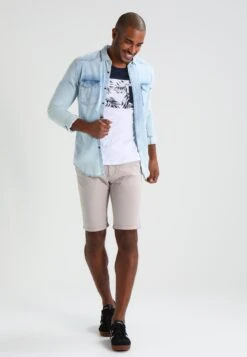 Pier One T-Shirt Con StampaNavy/White Uomo T-shirt E Polo PI922OA3B-K11 -Pier One b7ce334886f5407db7c7ba495eb42735