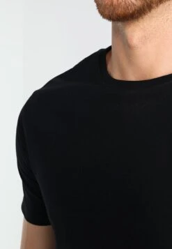 Pier One T-Shirt BasicBlack Uomo T-shirt E Polo PI922O00I-Q12 -Pier One b858237388074d47a14aa3d401fb59b5
