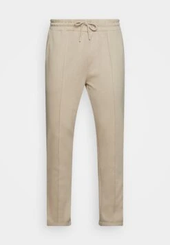 Pier One Smart Piquee Jogger - Pantaloni Sportivi - Tan