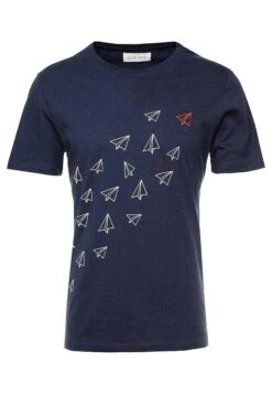 Pier One T-Shirt Con StampaDark Blue Uomo T-shirt E Polo PI922O089-K11 -Pier One c476ed88386f4d719c7cdcef3f33dd1f