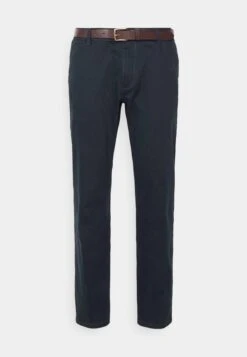 Pier One ChinoDark Blue Uomo Pantaloni PI922E05D-K11 -Pier One ca94e49732474c209c9628bd4d0bced0
