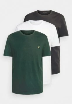 Pier One 3 PackT-Shirt BasicWhite, Black, Dark Green Uomo T-shirt E Polo PI922O0YA-A11 16 Pier One 3 PackT-Shirt BasicWhite, Black, Dark Green Uomo T-shirt E Polo PI922O0YA-A11 -Pier One cb0ef94bb9d04e7684206d4a10c4d311