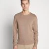 Pier One Basic CrewneckMaglioneMottled Beige Uomo Maglieria PI922Q009-B12 -Pier One cc4d98d60e7a447cbbb2e3da965107ff