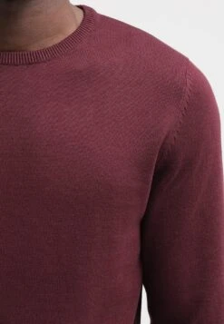 Pier One Basic Crewneck - Maglione - Bordeaux -Pier One d715837f4bae40fc8cff240ff173ecfa