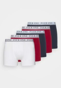 Pier One 5 Pack - Culotte - White/Red/Dark Blue -Pier One db26aa177e764bd993c9f694379f45c1