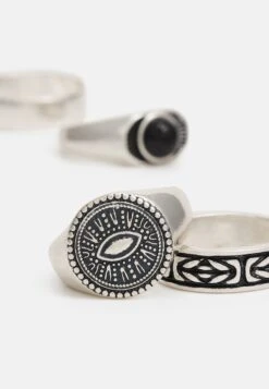 Pier One 5 Pack - Anello - Silver-Coloured -Pier One db6a637888e34ec5a4d8dceca3b8fe16