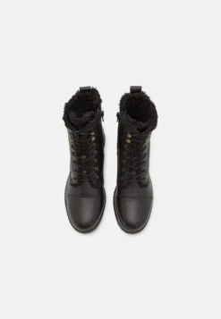 Pier One LeatherStivaletti StringatiBlack Donna Stivaletti PI911X03O-Q11 -Pier One dc9941875ae74db9824294363246e029