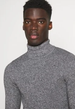 Pier One Muscle Fit TurtleMaglioneMottled Grey Uomo Maglieria PI922Q07V-C11 -Pier One e3c882d2274c45af8a9f7df902604a5f