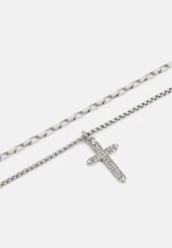 Pier One 2 PackCollanaSilver-Coloured Donna Gioielli PI954L00K-D11 -Pier One e42a886ec2cf4c778fd634ddb3804b3a