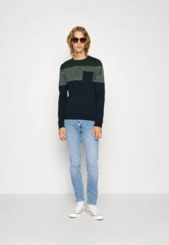 Pier One Maglione - Green/Blue -Pier One e728fbdab1b748f1bcd75073f23b646e