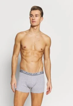 Pier One 5 PackCulotteDark Blue/Mottled Grey Uomo Intimo PI982O05R-K11