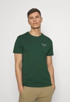 Pier One T-Shirt Con StampaDark Green Uomo T-shirt E Polo PI922O0MA-M11