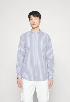 Pier One Muscle Fit Stand- Camicia - Blue