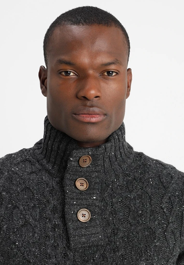 Pier One MaglioneMottled Dark Grey Uomo Maglieria PI922Q01F-C12 7 Pier One MaglioneMottled Dark Grey Uomo Maglieria PI922Q01F-C12 - immagine 5