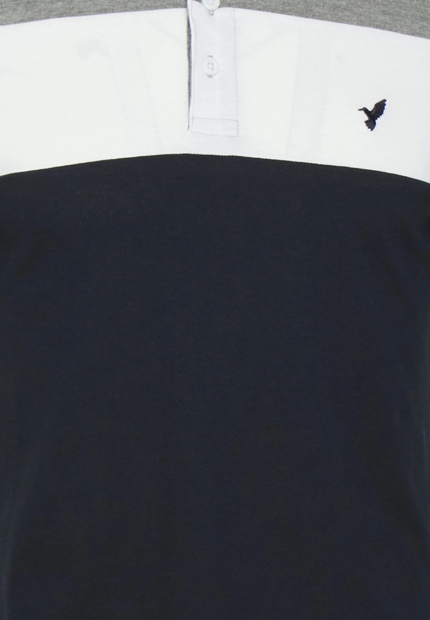 Pier One Polo - Grey/White/Dark Blue 5 Pier One Polo - Grey/White/Dark Blue - immagine 3