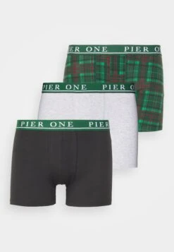 Pier One 3 PackCulotteBlack/Mottled Grey/Green Uomo Intimo PI982C00A-Q12 -Pier One f68f6aa2a4bd4dc99b98e99bca8df73d