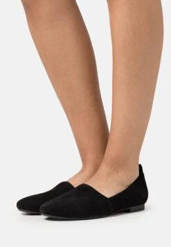 Pier One Leather Scarpe Senza LacciBlack Donna Scarpe Piatte PI911E044-Q11